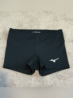 Mizuno Volleyball Shorts Youth Medium Black Athletic Performance Shorts